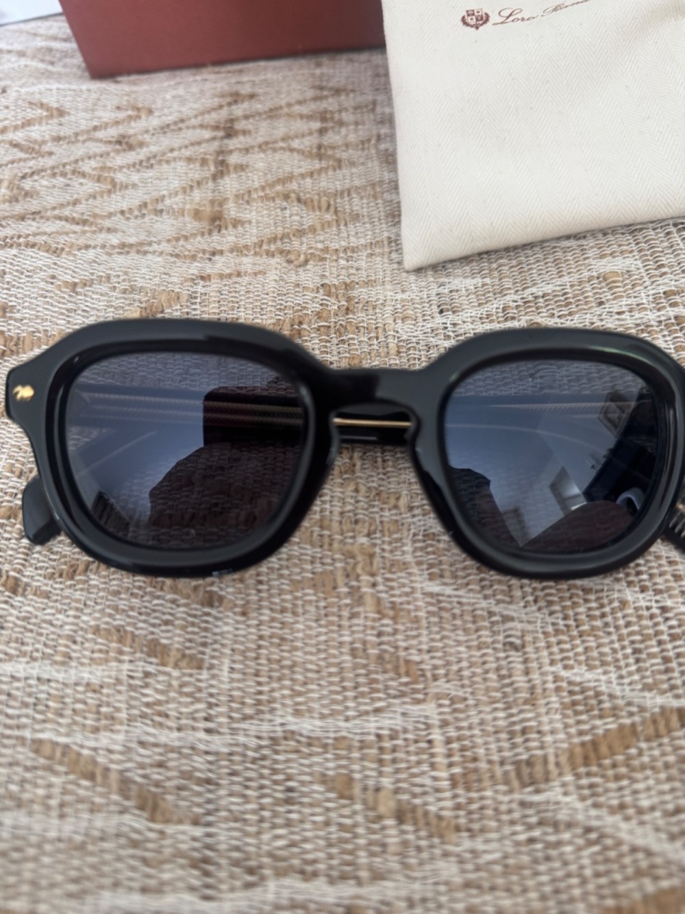 Loro Piana Authentic Unisex Andre Sunglasses - Black, Retails $1,060 - Picture 10 of 10